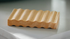 Vanilla Mozi bamboo soap dish